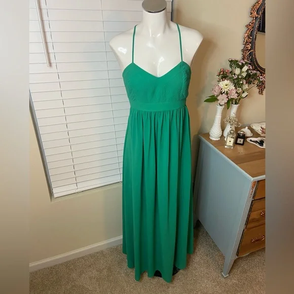 slim fit dress slacks Kelly Ready to Ship Modest Bridesmaids Dress main image 1